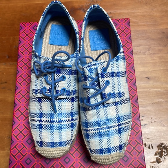 Tory Burch Shoes - Tory Burch Florence Platform Espadrille/Textile Shoes, Size 8M